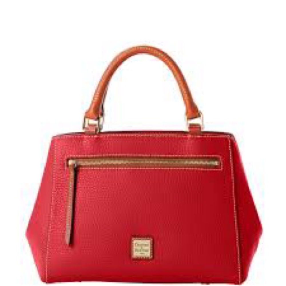 Dooney & Bourke 🆕 Dooney & Bourke Italian Pebble Grain Leather Satchel Bag Strap
